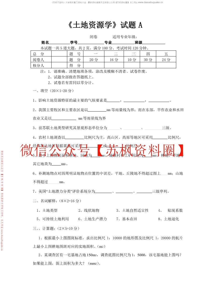 土地管理学